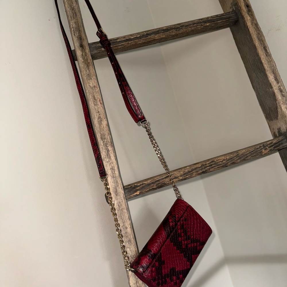 NWOT Michael Kors Python Collection Crossbody with Removable Strap - Picture 6 of 11